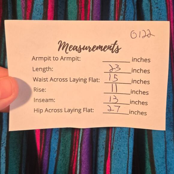 Koret Multicolor Striped Culottes, Size XL – Vibrant Wide-Leg Comfort [0122] - Picture 4 of 8